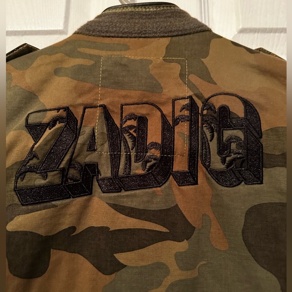 Zadig & Voltaire camouflage jacket with patches - Picture 3 of 8